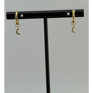 Namaste Handmade Selene Moon Drop Earrings